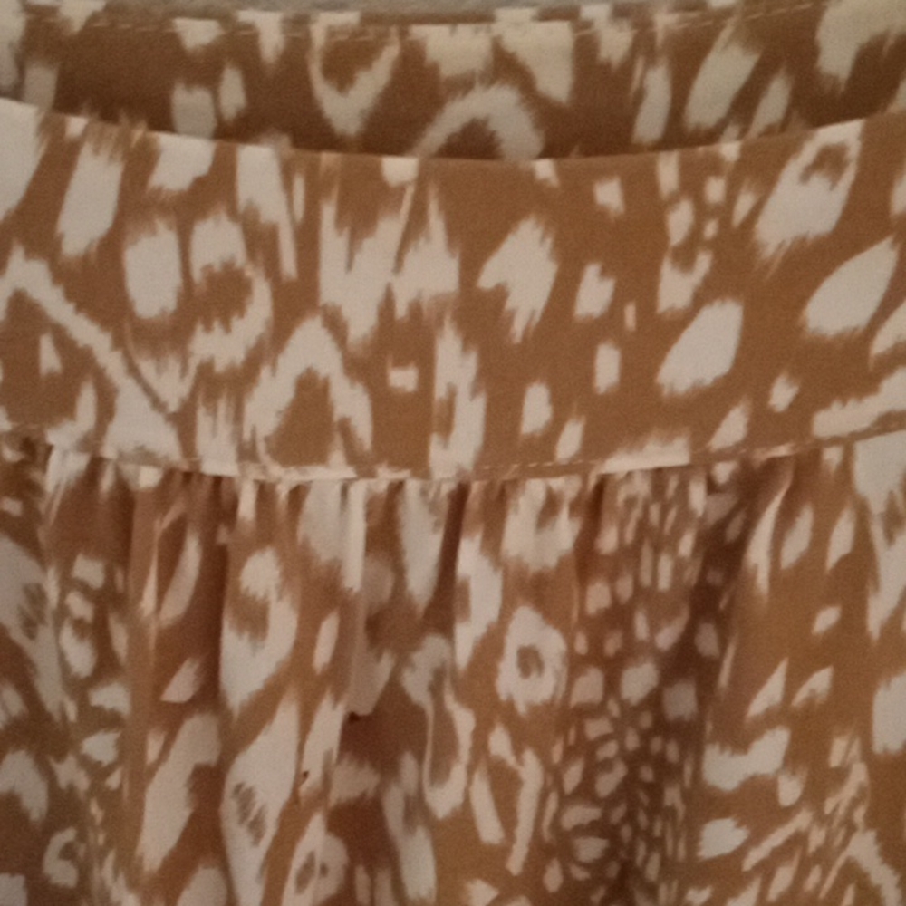 Ruby Rd. Large tan and white top! - Picture 2 of 5